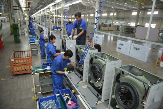 TCL家电(合肥)产业园--滚筒洗衣机生产线