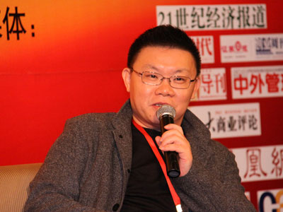 图为天使投资人龚虹嘉在“对话天使投资”专场中发言。(来源：新浪财经 肖峰)