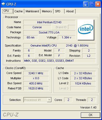 让高端酷睿也汗颜奔腾e2140超频全记录6