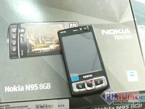 点击查看本文图片 诺基亚 N95 8GB - 运行顺畅的保障 300MHz以上智能手机