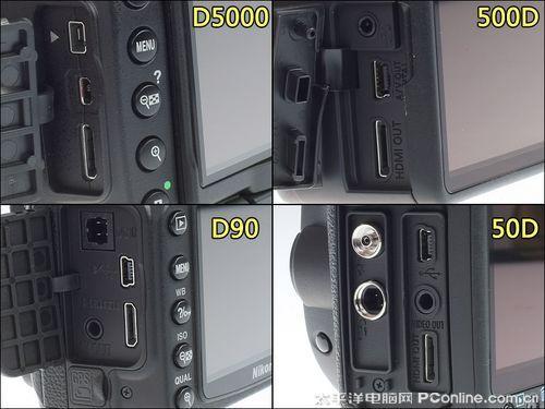 佳能对比尼康 d5000/500d/d90/50d评测