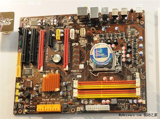 37款英特尔p55p57h57主板集中展示