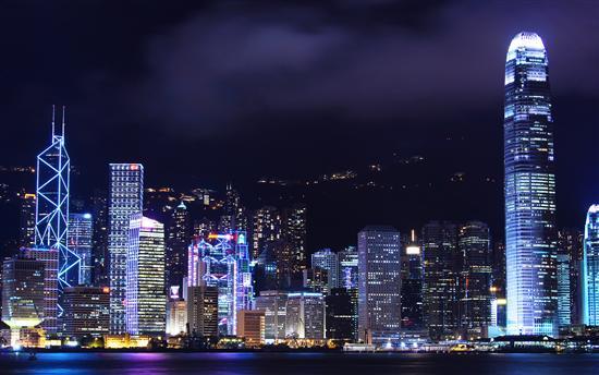 维多利亚港的夜景香港美景高清图赏_手机新浪网