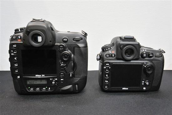 日本cp 现场尼康d4和d800真机对比图