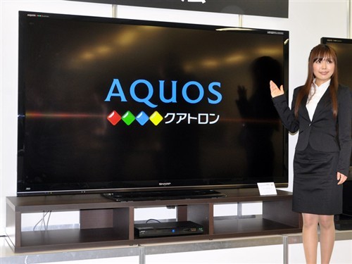 夏普在日本发布80吋超大尺寸液晶电视 手机新浪网