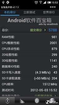 骁龙vsTegra3 One X/PadFone/小米对比 
