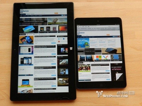 Ipad Mini与各大平板尺寸对比 手机新浪网
