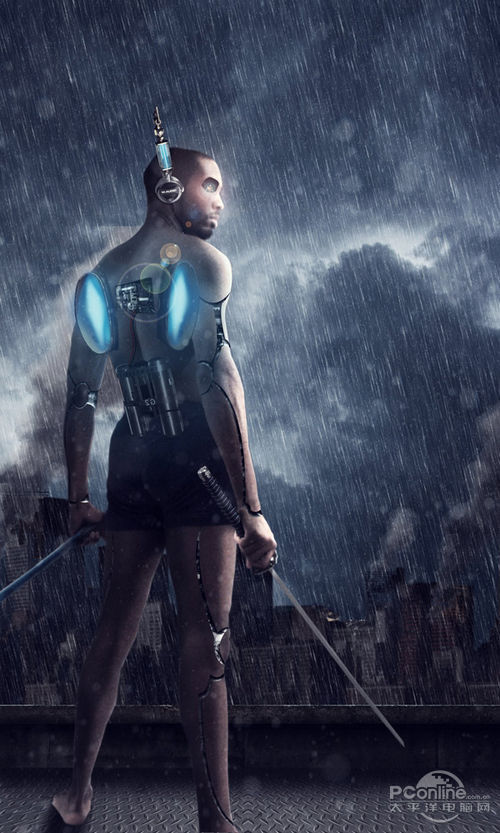 翻译教程：Photoshop打造超智能杀戮战士