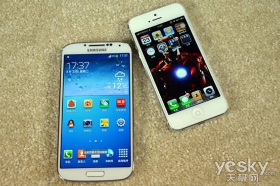 终极的较量三星s4与苹果iphone 5对比 手机新浪网