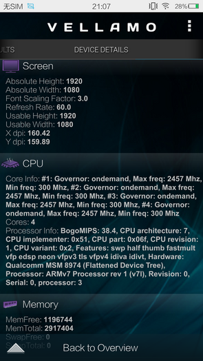 vivo Xshot性能跑分