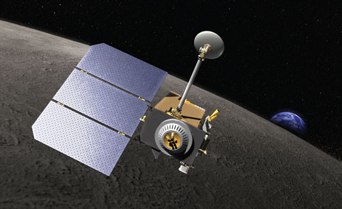 月球勘测轨道飞行器，英文缩写LRO(新浪科技配图)