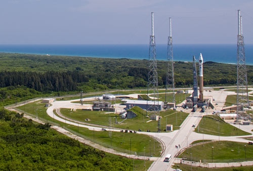 发射场全景(新浪科技配图)