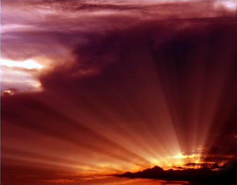 让照片更加戏剧性光线的散射光学现象