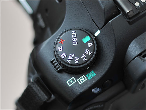 宾得k20d的拍摄模式转盘