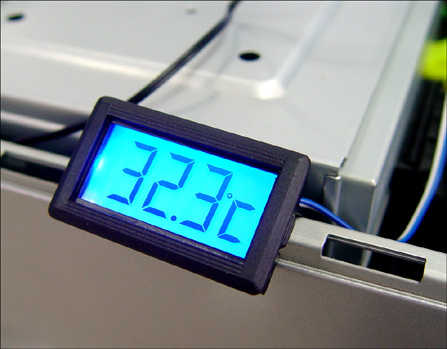 液晶屏温度计实时监控温度