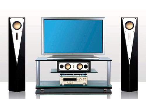 惠威t700ht家庭影院由惠威t700f,惠威  		t600c-ii组成.