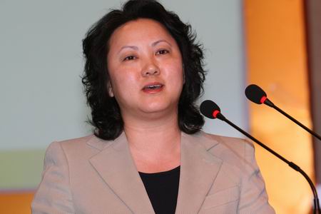 图文:第一视频执行总裁王淳发言