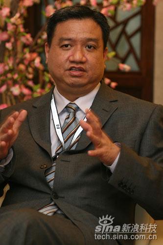 6月29日下午,符标榜接受新浪科技《总裁在线》栏目独家采访 骆磊/摄