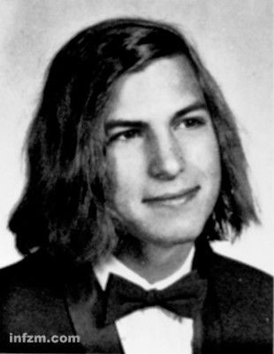 1972年，家园高中年鉴中的乔布斯 （资料图片）