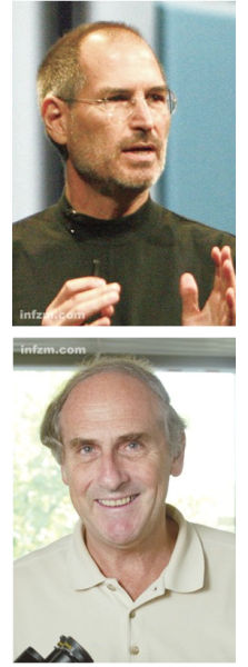 乔布斯（上）与斯坦曼（下）所患的是不同的胰腺癌。 （CFP/图）