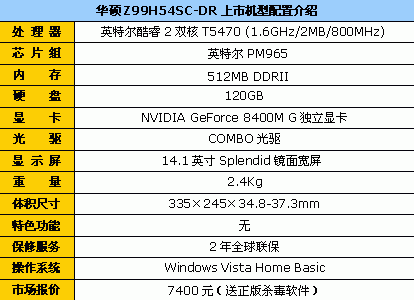 送杀毒软件 华硕z99h54sc-dr特价7400_笔记本_科技时代_新浪网