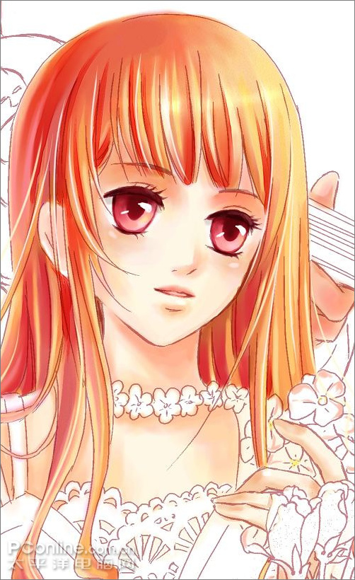 Painter Photoshop打造唯美少女漫画 手机新浪网