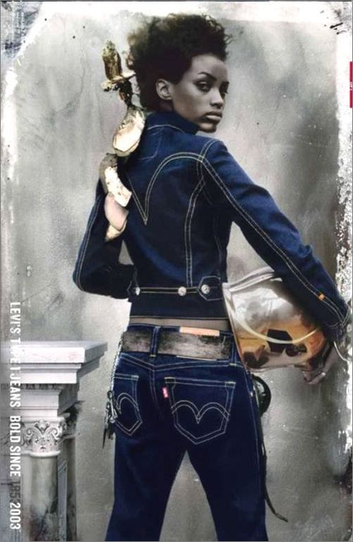 levis韩国版牛仔裤广告欣赏