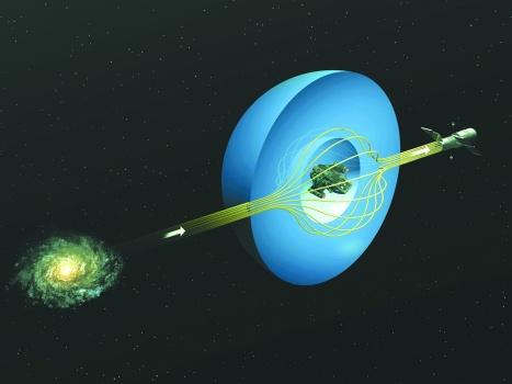 具有异常光学性质的材料建造的壳能使电磁波转弯.