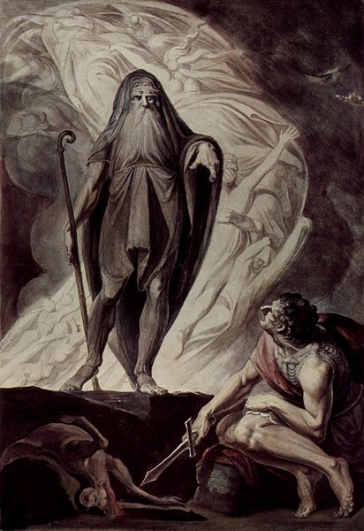 《Tiresias appears to Ulysses during the sacrificing》Henry Fuseli