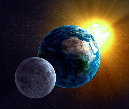 月亮与各行星及上升的相位