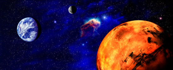 火星与各行星及上升间的相位