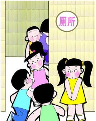 女孩想学爸爸站着小便 可以吗？