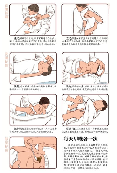 洗澡分步来，脐部护理重在“干燥”