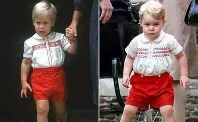 乔治小王子参加妹妹的受洗仪式