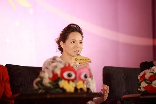 伊能静在2009年婴幼行业盛典上