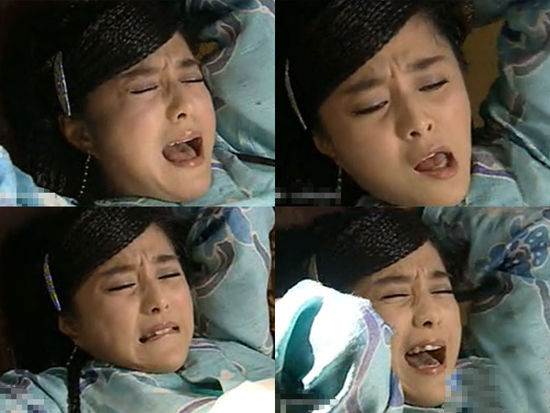 《小鱼儿与花无缺》铁心兰生孩子疼到脸变形