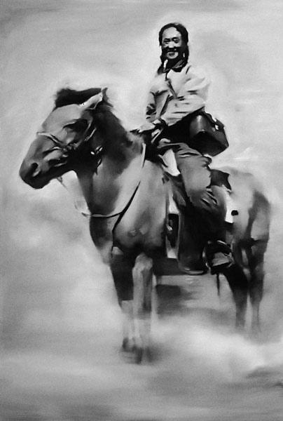 2007艺术长沙李路明作品枣红色的马