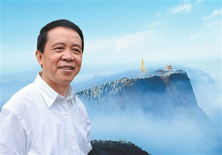 图为四川峨眉山公司董事长马元祝 (图片来源：新浪财经)