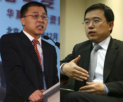 华夏基金半年之内痛失两员大将，拉响人才危机警报。华夏基金投资总监刘文动（左）和投策会主席王亚伟（右）眼下分别兼任两只基金的基金经理。 IC CFP 资料