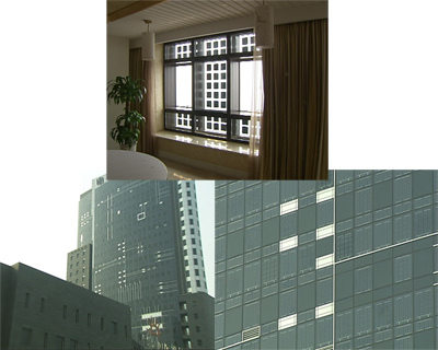 图片01：在河北省保定市高新技术开发区记者发现，一块太阳能板被安装在一座5星级酒店的外墙上，被人们称为“亚洲第一座会发电的大楼”，在大楼内部，记者看到，朝南的房间玻璃都是安装的太阳能板，并没有采光不好的感觉，如每个家庭按照一天5度电的用电量来计算，基本上可以供三万多个家庭一天的用电量。