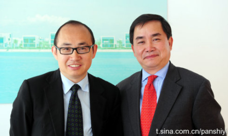 SOHO中国有限公司董事长潘石屹与著名经济学家陈志武教授齐聚博鳌亚洲论坛