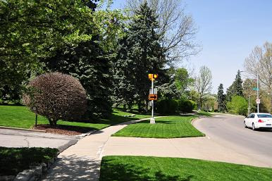 黄灯一个警路人