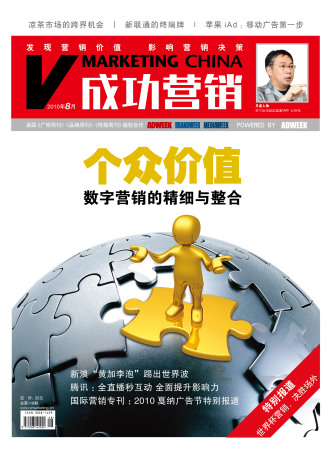 《成功营销》杂志2010年度第八期封面图片
