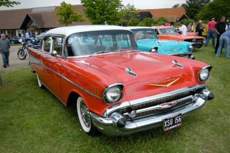 图为1957年版雪佛兰Bel-Air