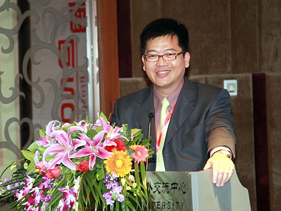 暨南国际大学休闲学与观光管理学系助理教授叶明亮(图片来源：新浪财经 梁斌 摄)