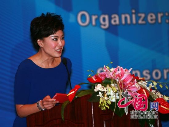 2011年1月15日第二届中国经济年会在京召开(图片来源：中国网)