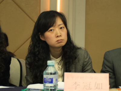 太平洋财产保险公司车险部副总经理李冠如