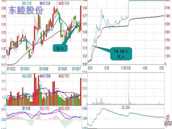 图示：“头狼”操作东睦股份示意图