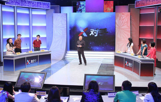 对手栏目录制现场