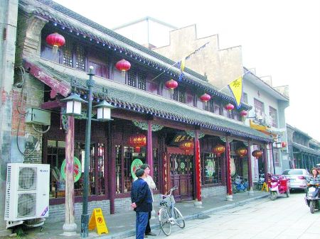 赊旗店明清古街上的大升玉茶庄